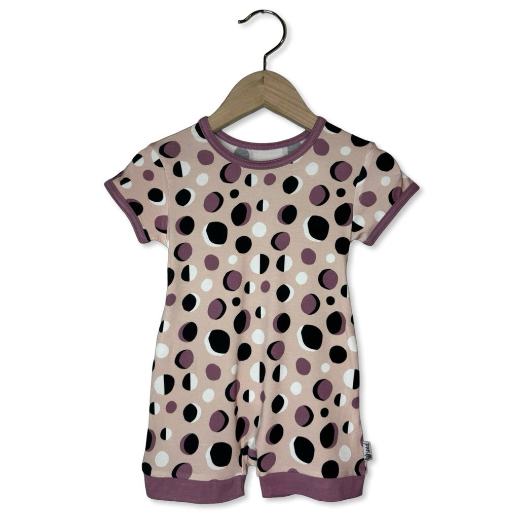 What's Poppin' Kid's Shorty Romper