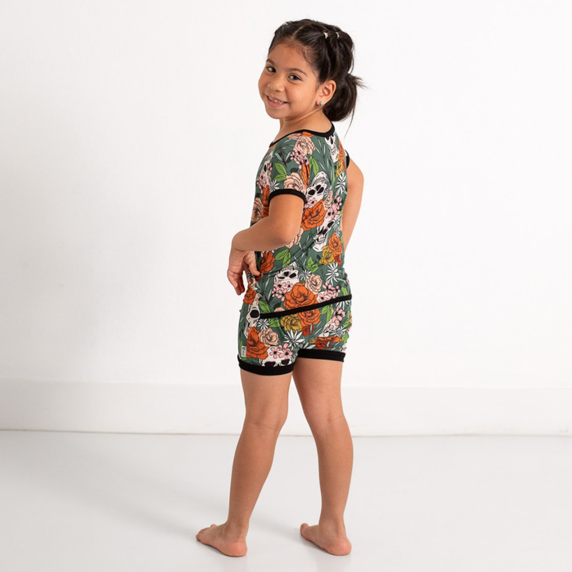 Sweet & Skully Kid's Shorty Romper